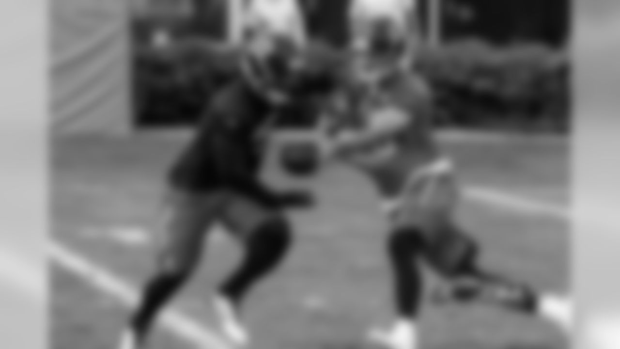 RB Ka'Deem Carey and QB Jimmy Clausen