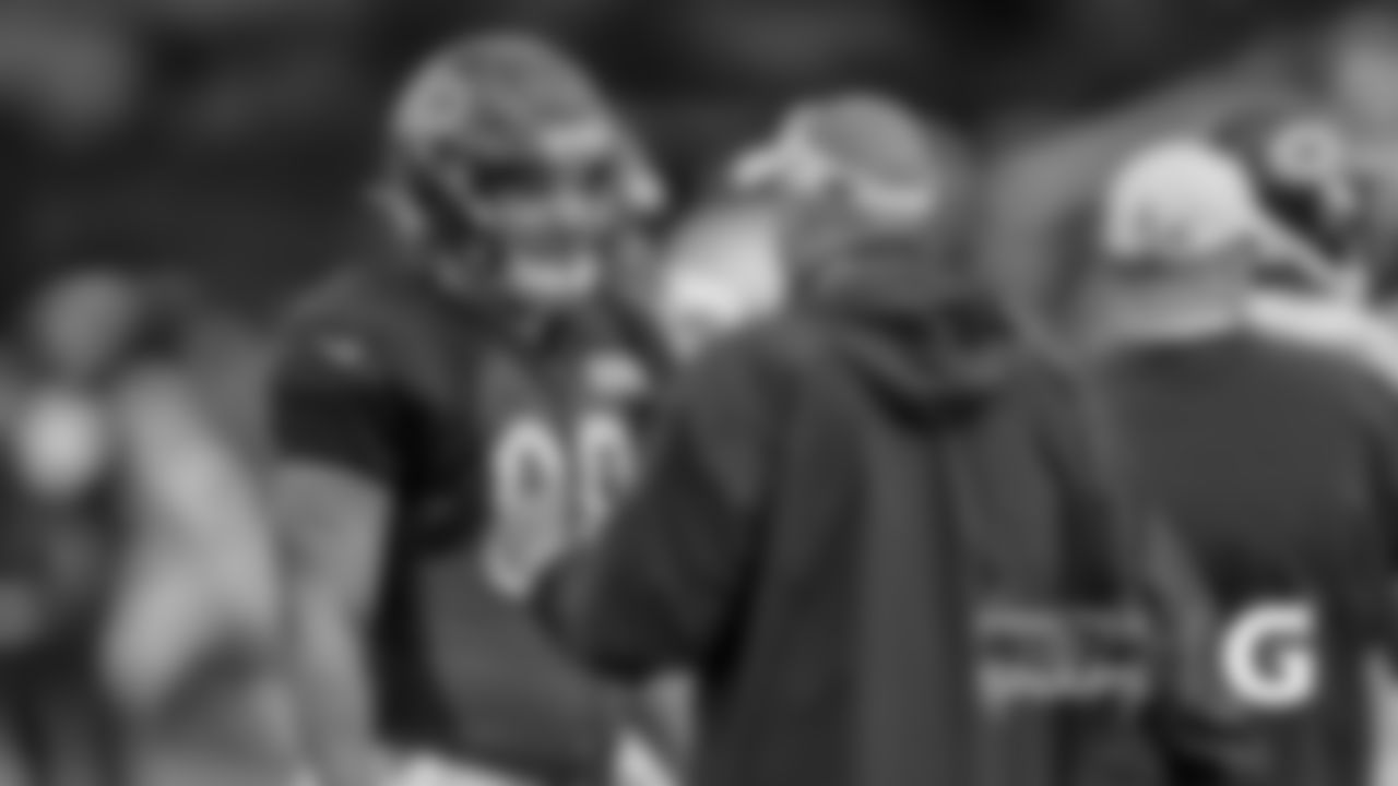 TE Trey Burton, Head coach Matt Nagy