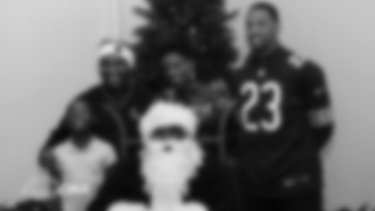 The Chicago Bears host their annual Holiday Giving Initiative, Monday, December 17, 2018, in Chicago, Illinois.