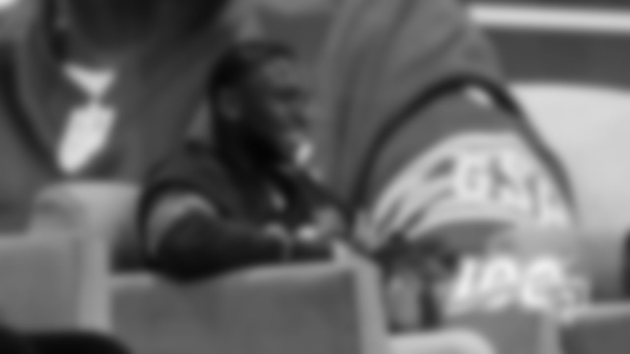 Eddie Jackson during the Safeties Legacy Panel