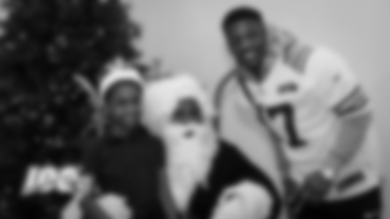 The Chicago Bears host their annual Holiday Giving Initiative, Monday, December 16, 2019, in Chicago, Illinois.