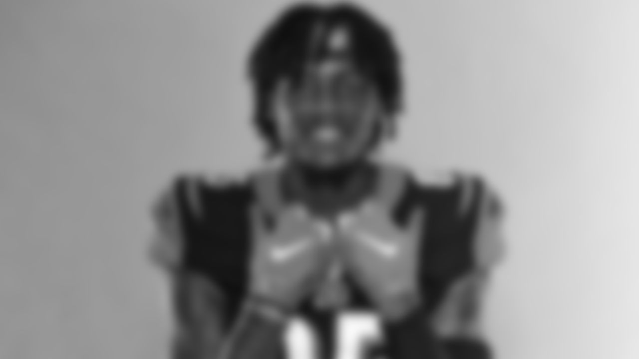 WR Tee Higgins during the Bengals 2020 media day.