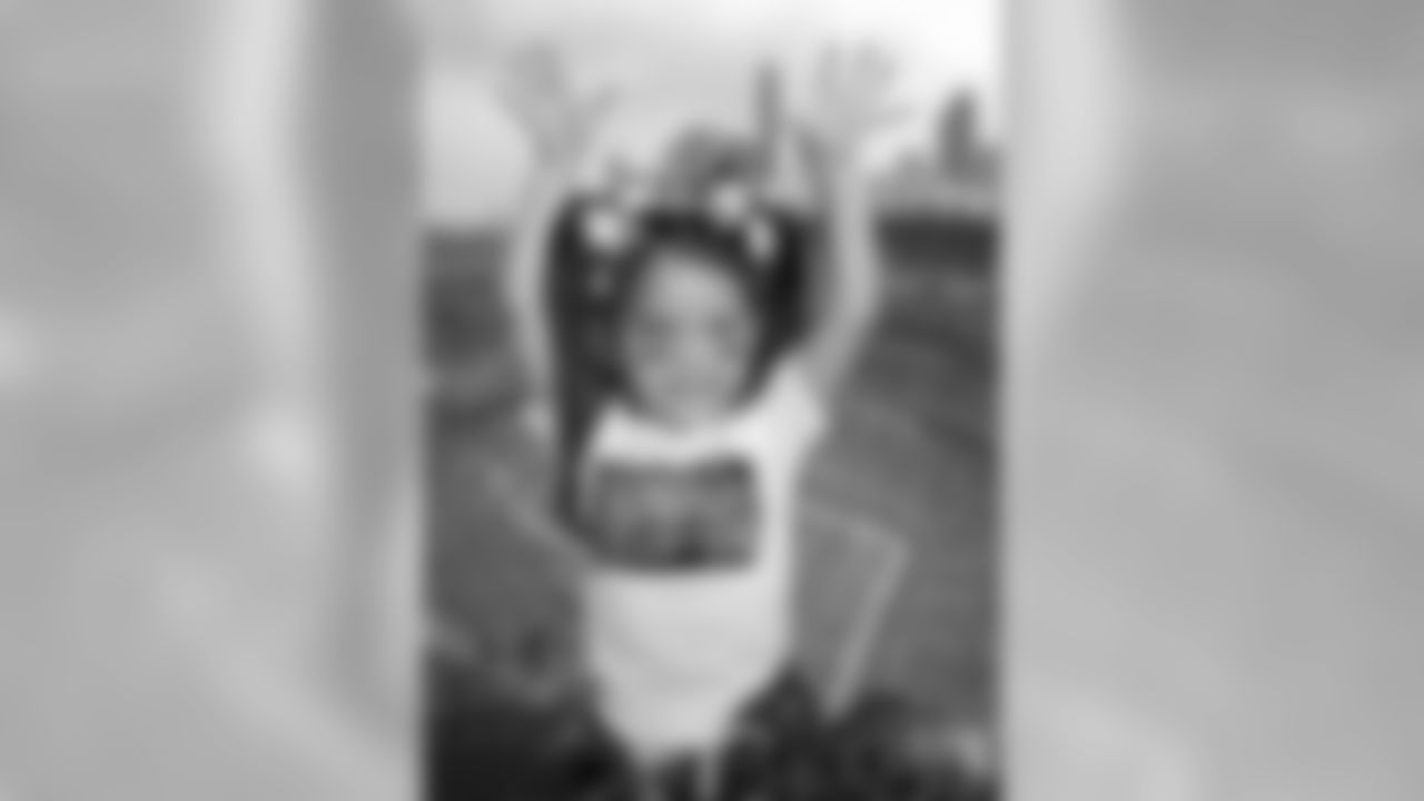 My daughter Arianna is a huge Bengals fan. I thought it would be cute to share with the team. She is 3 years old. -- Caitlin