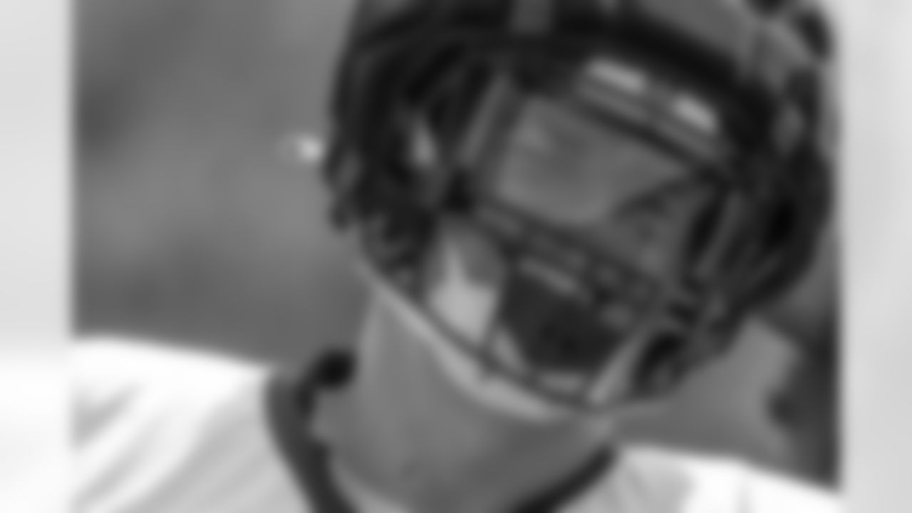 DE Trey Hendrickson smiles during training camp on Wednesday, August 23, 2023 at the Kettering Health Practice Fields in Cincinnati, Ohio.