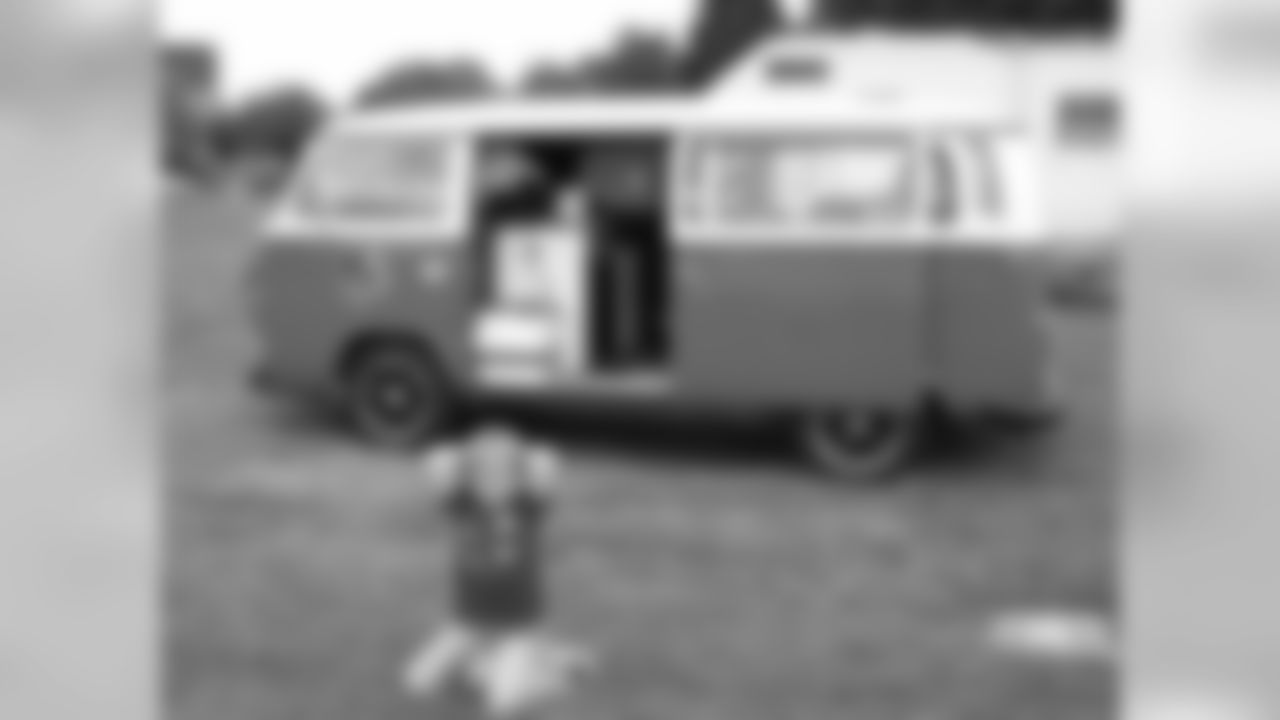 My Bengalized camper van at Inverness, Scotland.
