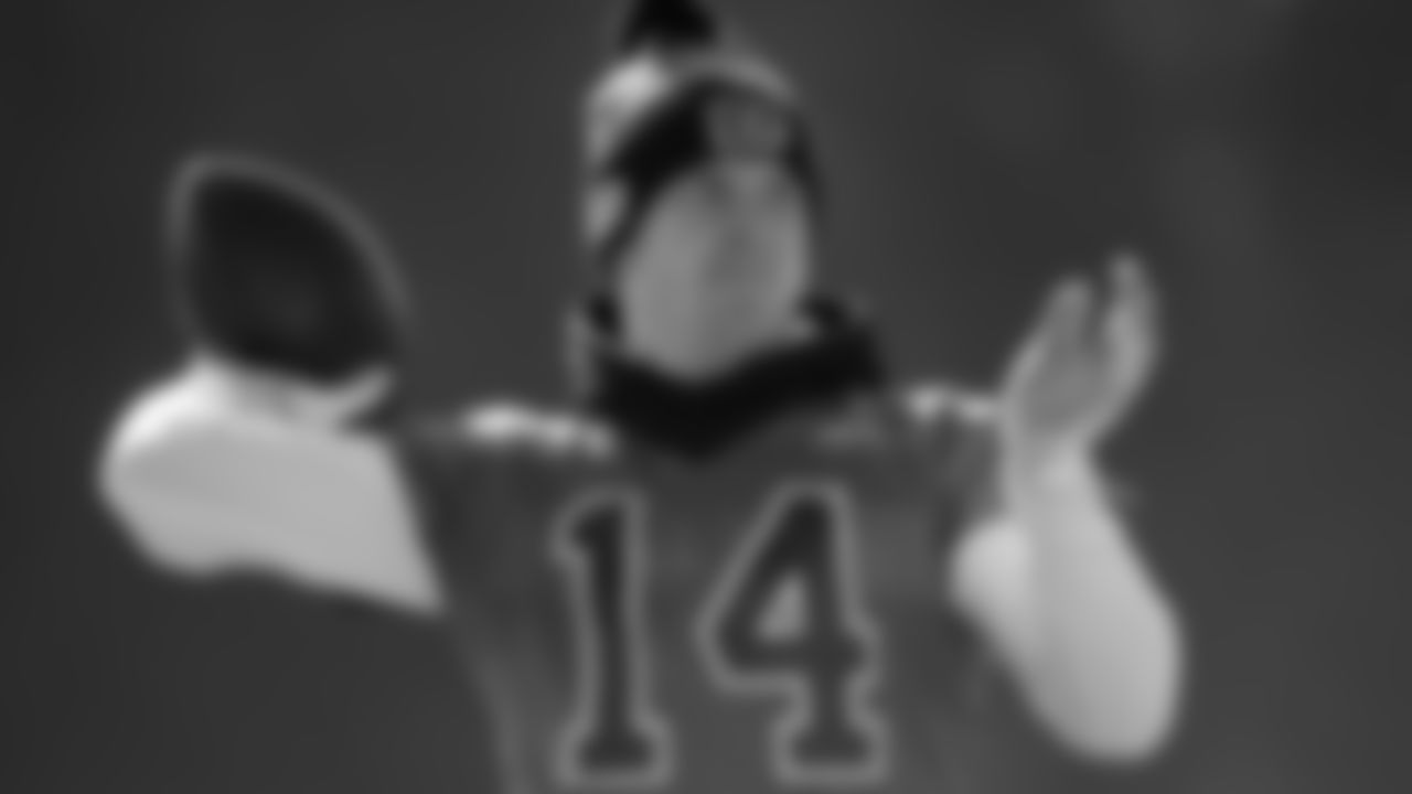 QB Andy Dalton at practice.