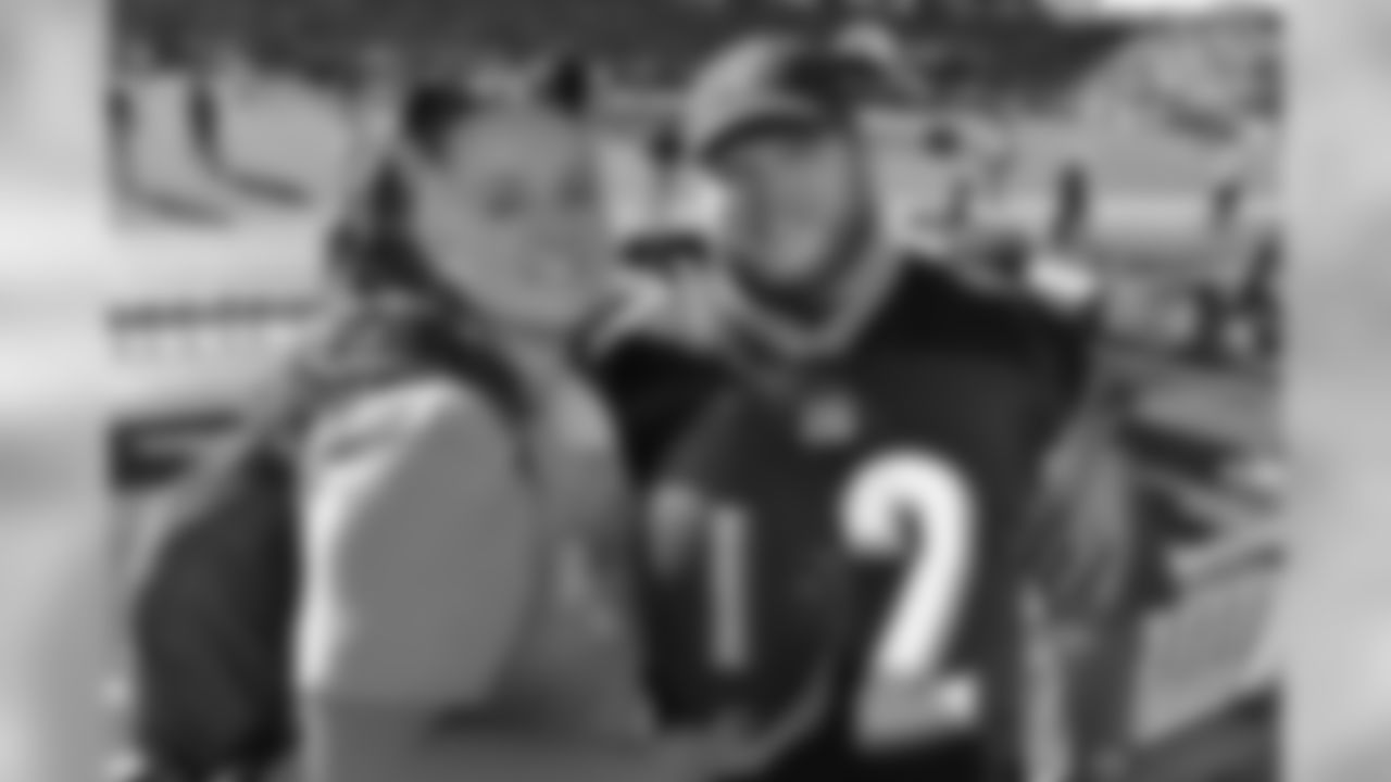 "My husband and I live in Memphis, TN. Here we are at the Bengals-Titans game." --Tracey and Nick Sundin
