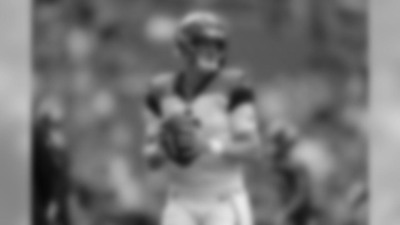 Cincinnati Bengals quarterback Ryan Finley warms up before an NFL football game against the Seattle Seahawks, Sunday, Sept. 8, 2019, in Seattle. (AP Photo/Stephen Brashear)