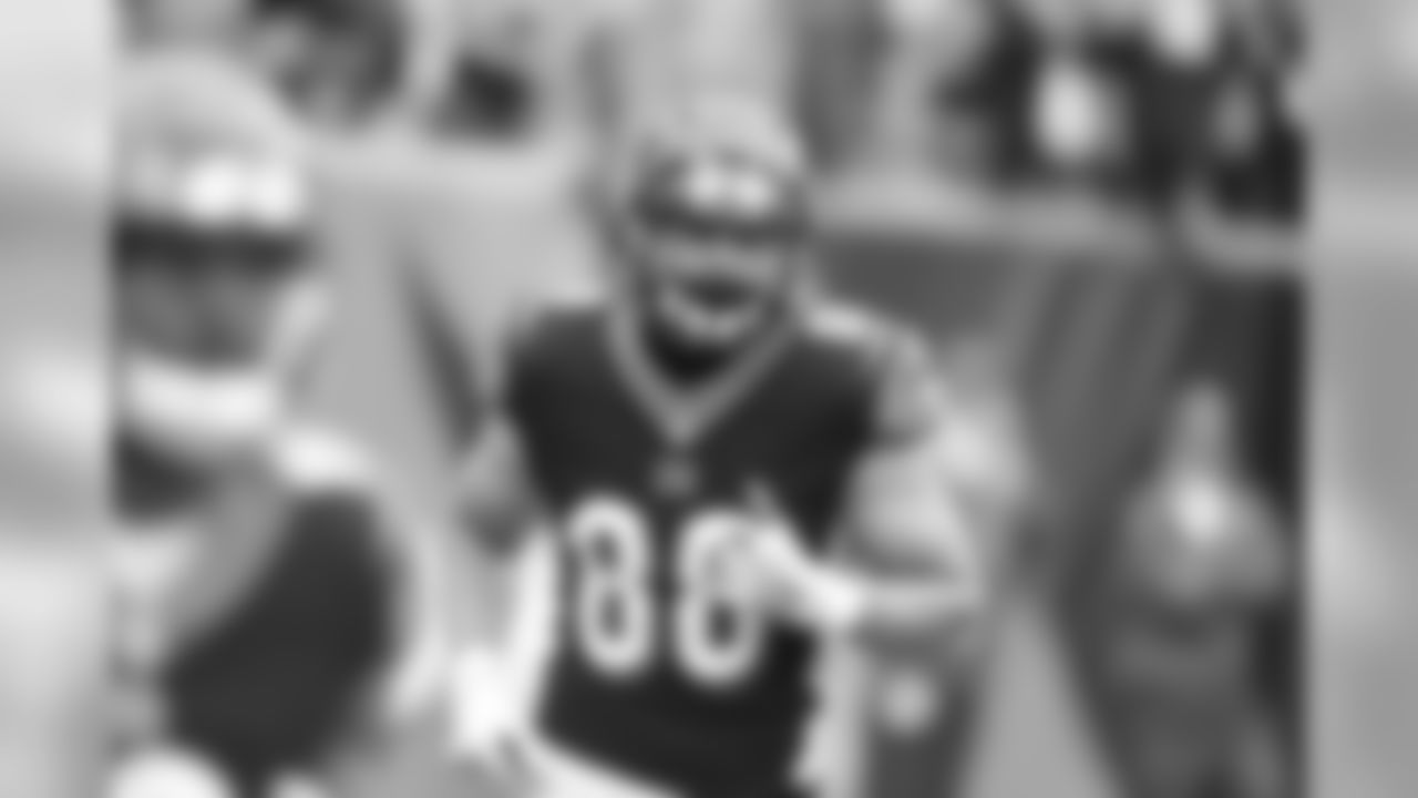 Tight end Jordan Franks makes his NFL debut against the Tampa Bay Buccaneers.
