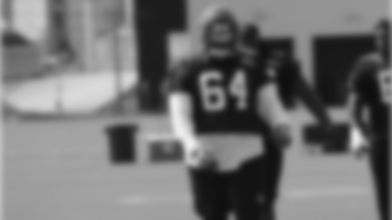 G John Jerry warming up prior to practice.