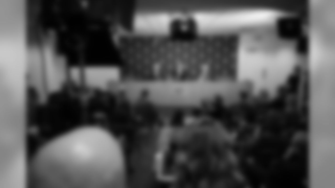 Media members in the Bengals' press conference room. The Bengals introduced Zac Taylor as the franchise's head coach on Tuesday, Feb. 5, 2019.