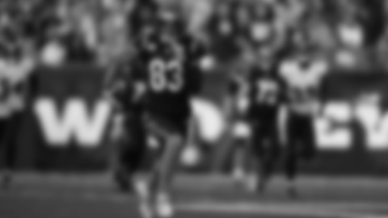Wide receiver Tyler Boyd makes a reception in the second quarter against the Baltimore Ravens.