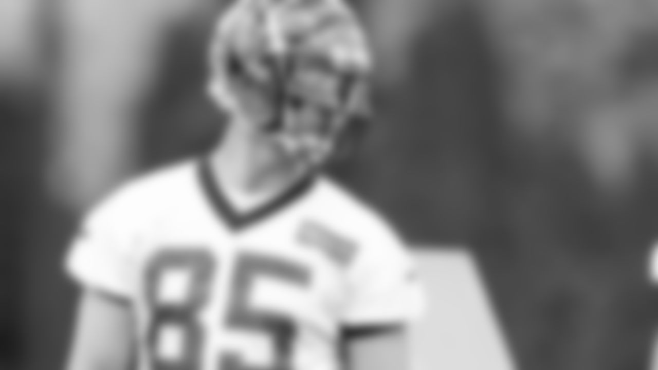 Bengals tight end Tyler Eifert looks on at the Bengals voluntary minicamp.