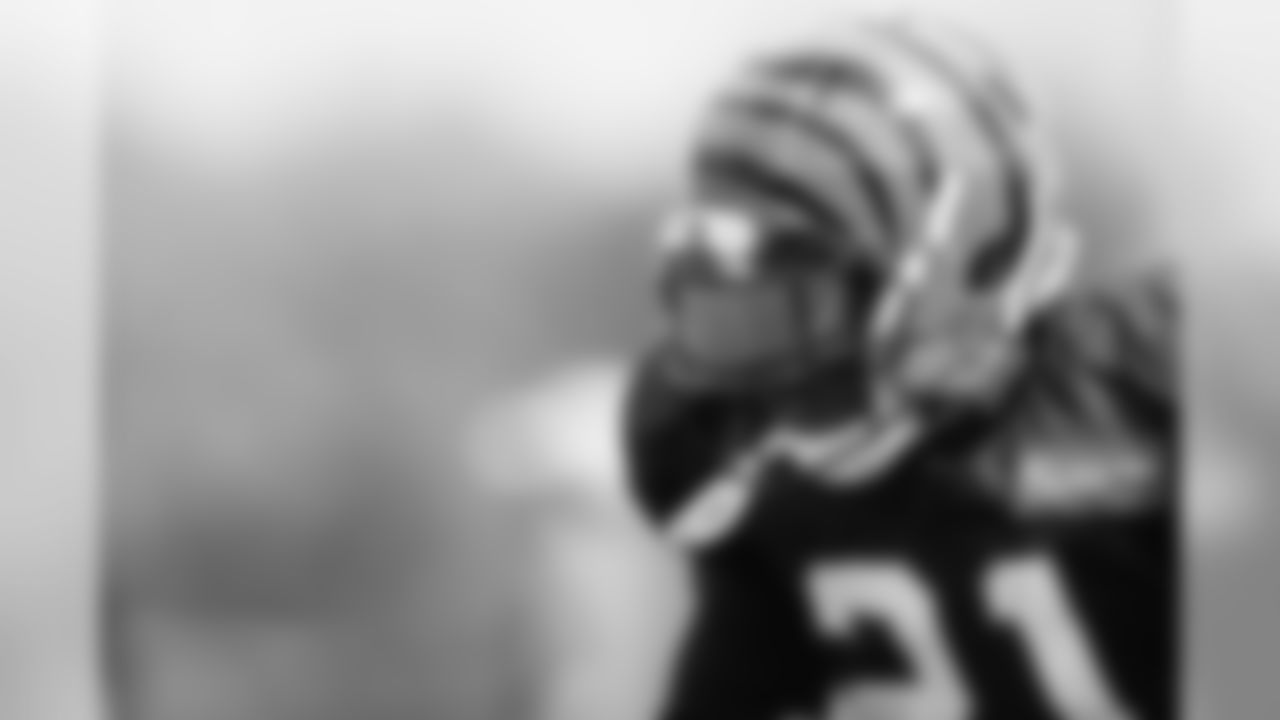 Bengals cornerback Darqueze Dennard in action at the 2016 Bengals training camp.