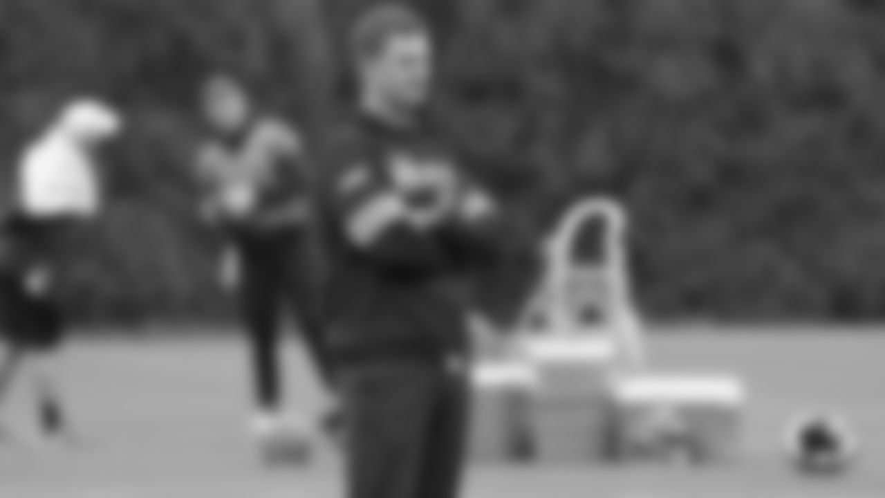 Head Coach Zac Taylor looks over the practice field as the Bengals continue to prepare for a Week 7 matchup against the Jacksonville Jaguars.
