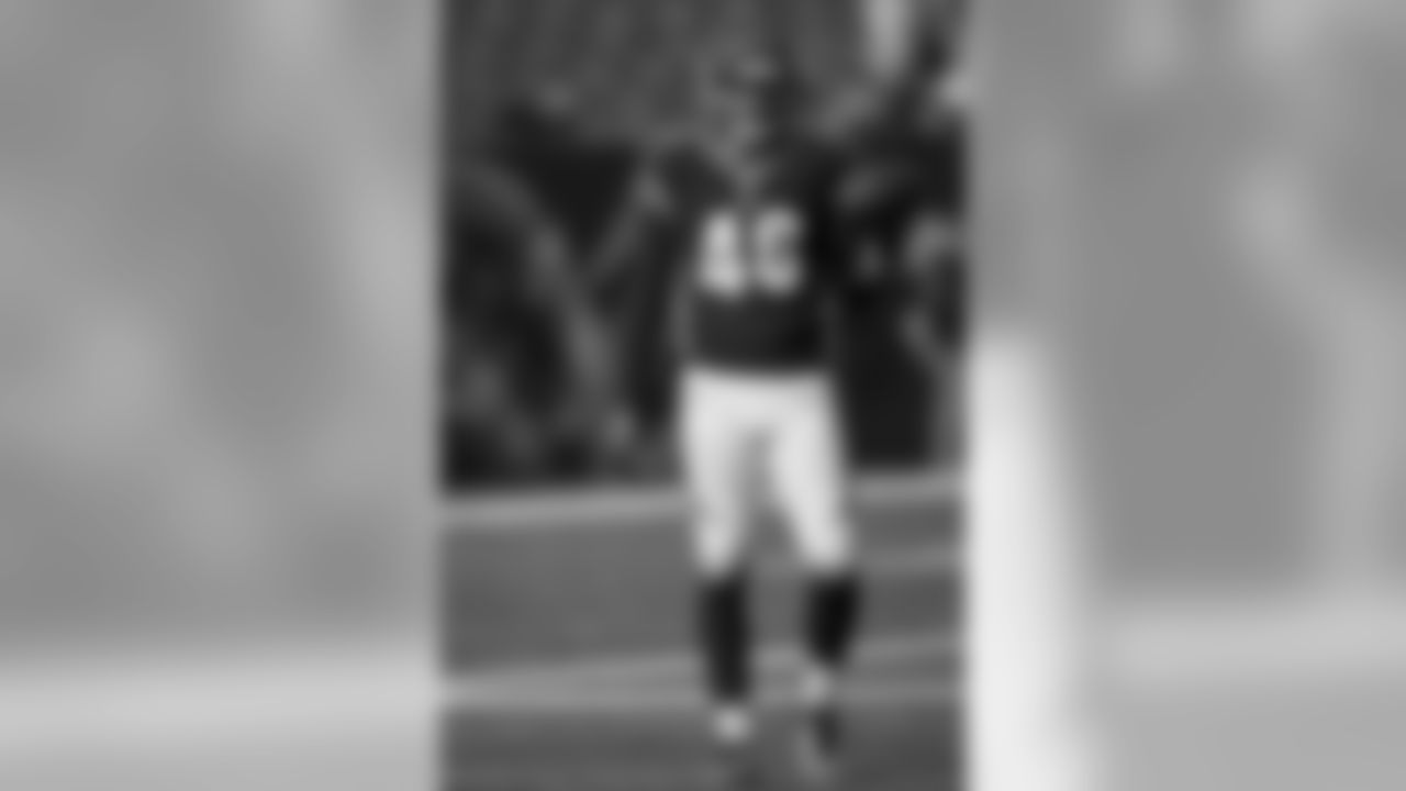 Cincinnati long snapper Clark Harris (46) warms up before an NFL football game against Tampa Bay in Cincinnati, Oh, Sunday, Oct. 28, 2018. (AP Photo/Bryan Woolston)