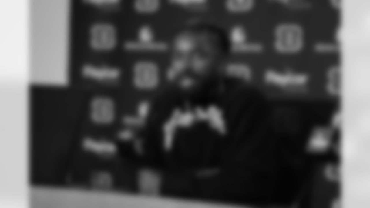 Newly signed Bengals S Nick Scott speaks to the media at his introductory press conference on March 20th, 2023.