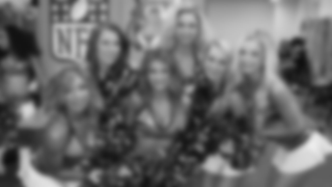Ben-Gals cheerleaders get ready to perform at Paul Brown Stadium during the 2019 preseason game against the Indianapolis Colts.