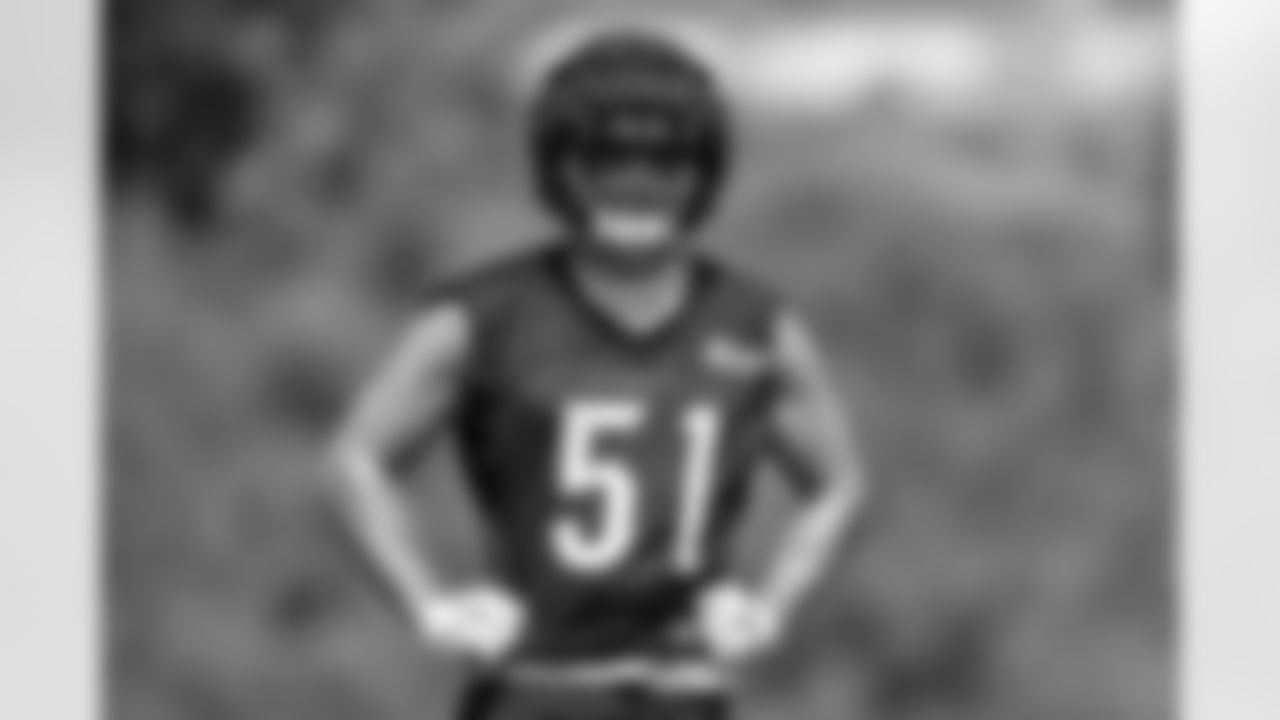 LB Markus Bailey stands during practice at the Kettering Health Practice Fields on Monday, September 4, 2023.