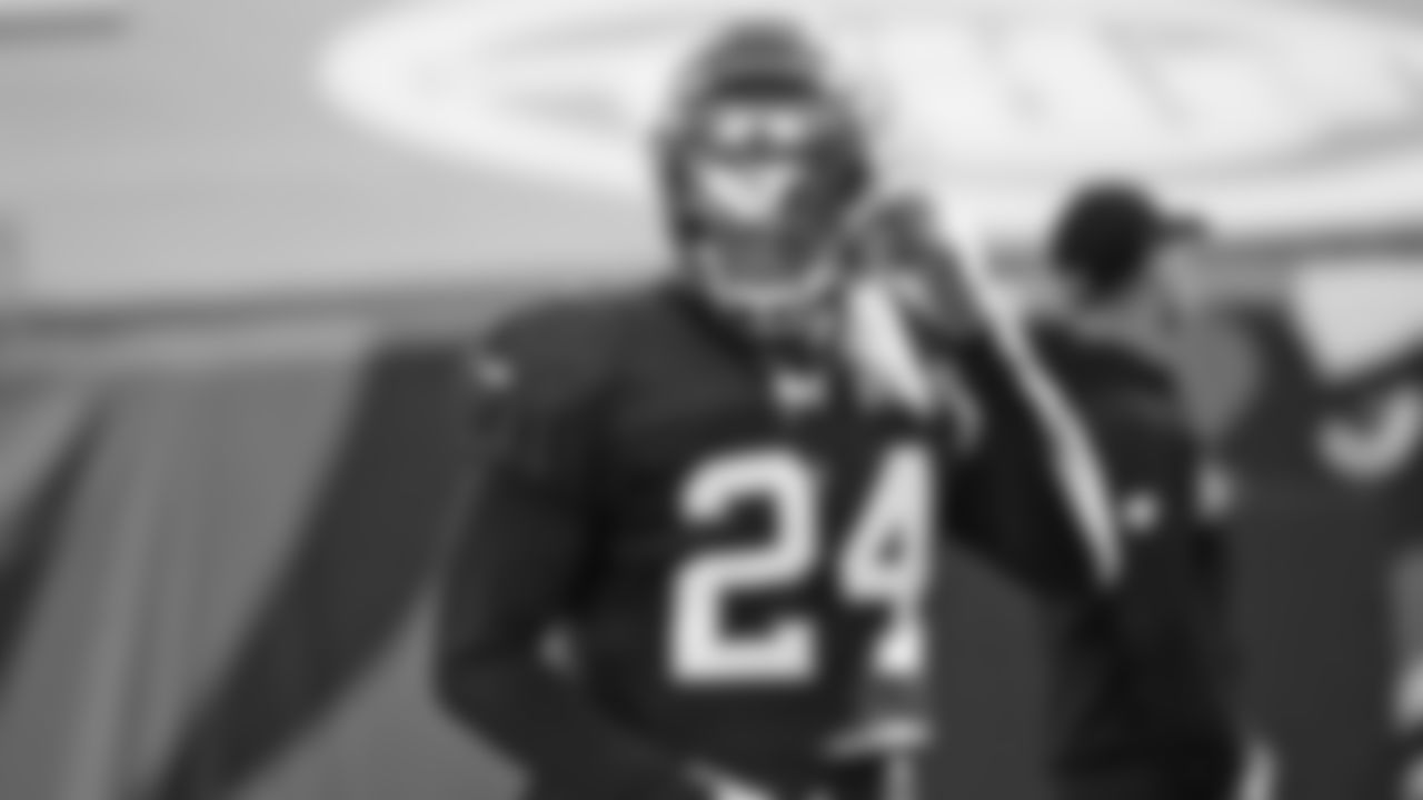 S Vonn Bell during a practice at Paul Brown Stadium during the 2020 season.