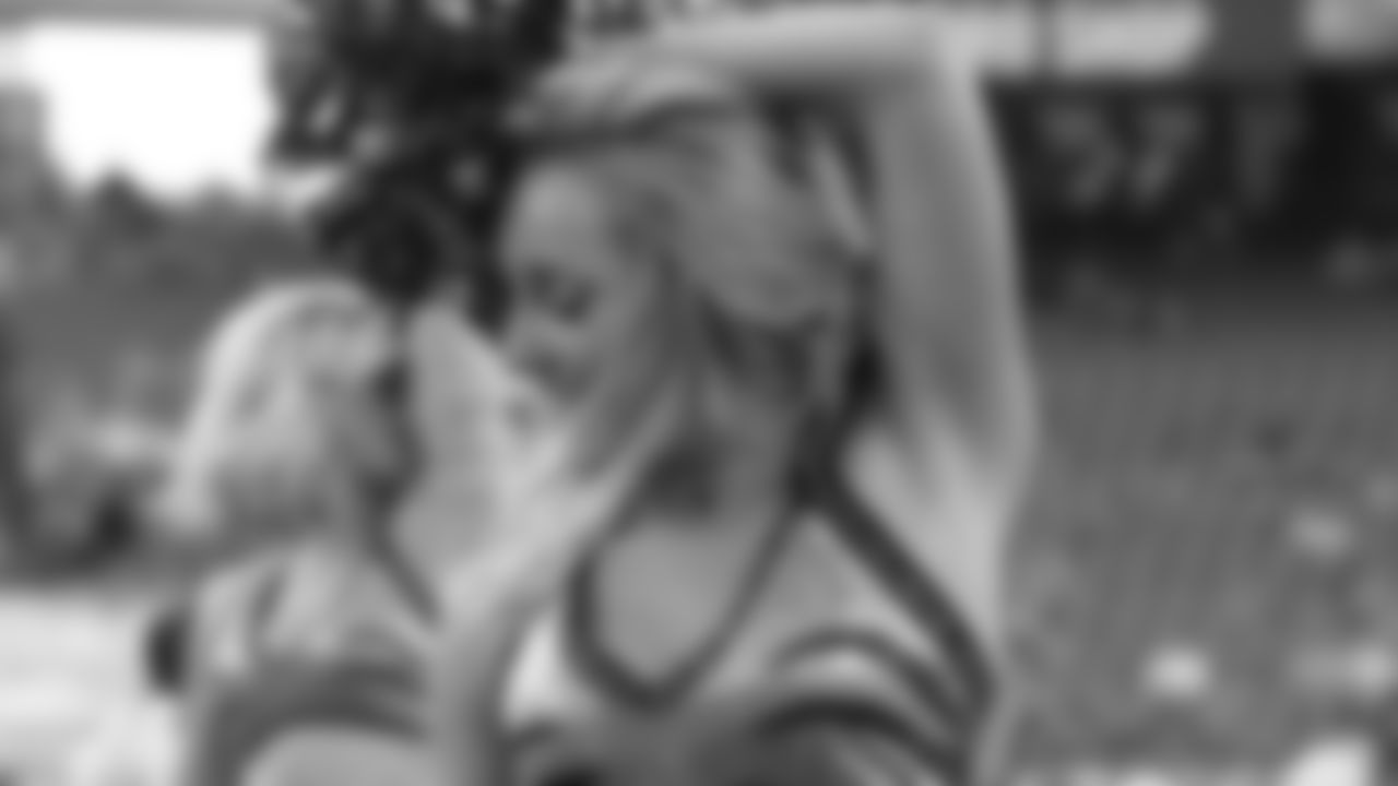 Ben-Gals cheerleaders perform at Paul Brown Stadium during the 2019 preseason game against the Indianapolis Colts.