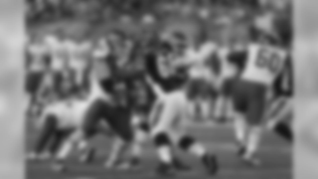 Bengals defensive tackle Josh Tupou rushes the passer in a preseason game against the Kansas City Chiefs at Paul Brown Stadium.
