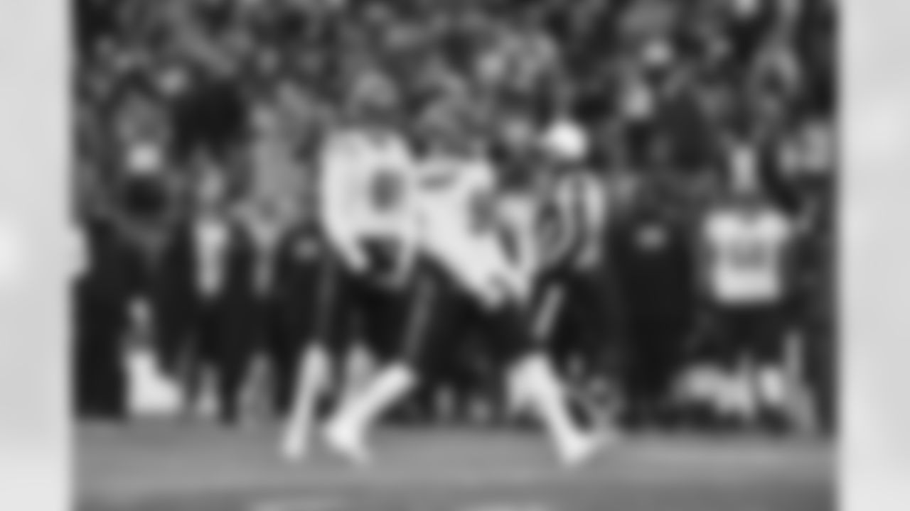 DE Cam Sample celebrates his sack in the second quarter of the Bengals-Patriots game on Saturday, December 24 2022 at Gillette Stadium in Foxborough, Massachusetts.