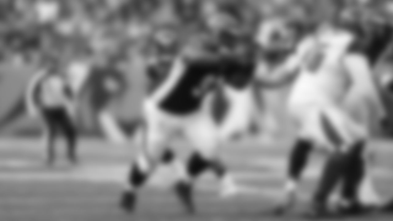 Bengals defensive tackle Josh Tupou working around the edge against the Tampa Bay Buccaneers in week 8 of the regular season at Paul Brown Stadium.