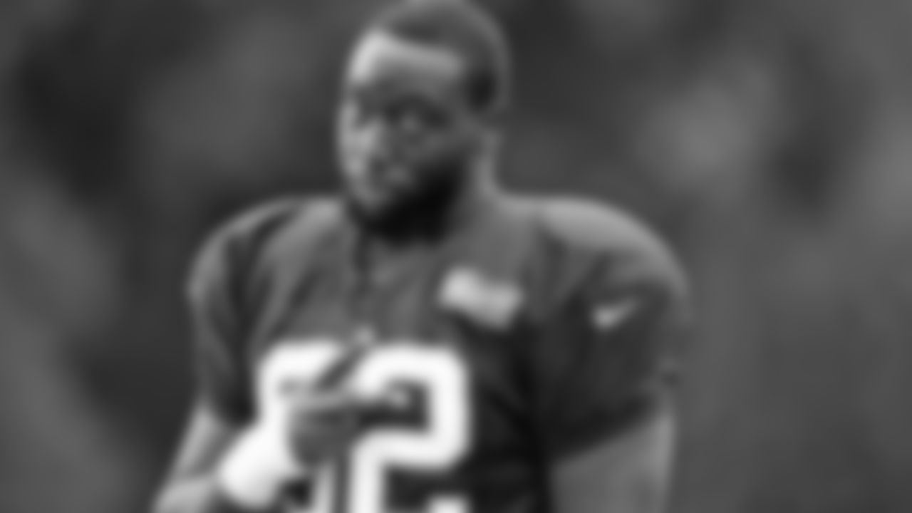 Defensive end Freedom Akinmoladun