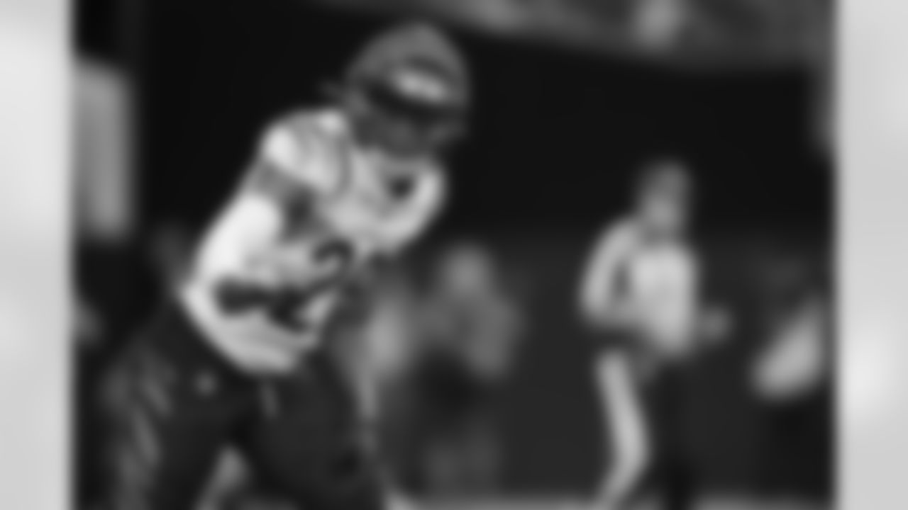 S Tycen Anderson on the line during the Bengals-Falcons game in week 2 of the 2023 preseason.