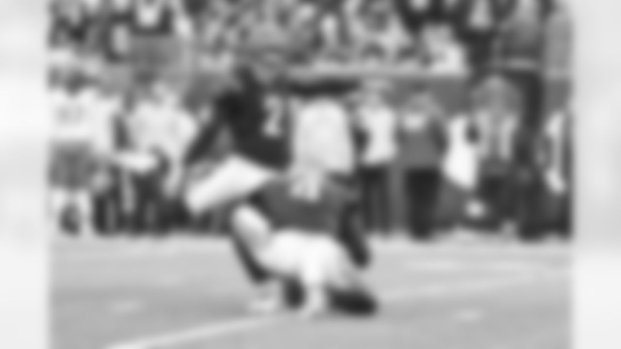 K Evan McPherson kicks a field goal during the fourth quarter of the Browns-Bengals game in Week 14 of the 2022 season at Paycor Stadium in Cincinnati, Ohio.