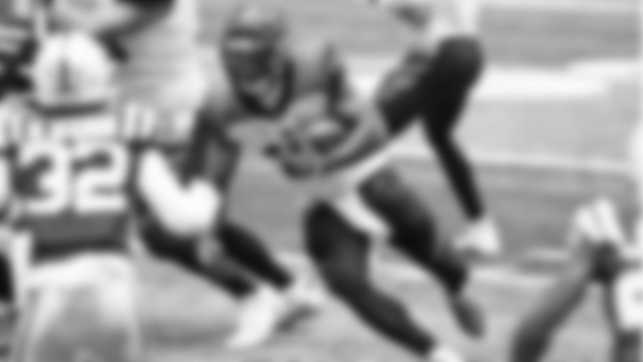 Cincinnati Bengals running back Joe Mixon (28) runs the ball during an NFL game against the Indianapolis Colts in Indianapolis, Indiana.