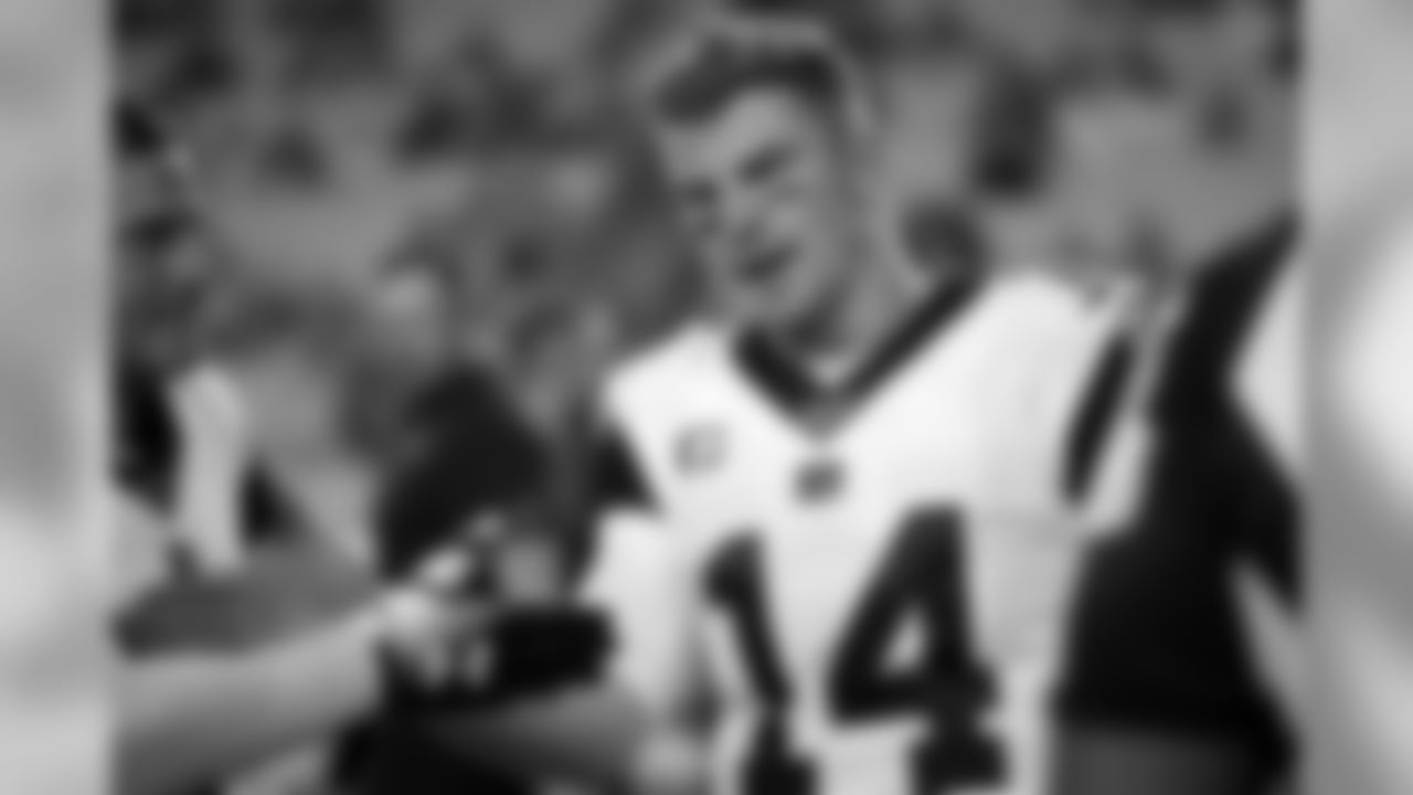 Cincinnati Bengals quarterback Andy Dalton (14) warms up before an NFL football game against the Pittsburgh Steelers in Pittsburgh, Monday, Sept. 30, 2019. (AP Photo/Don Wright)