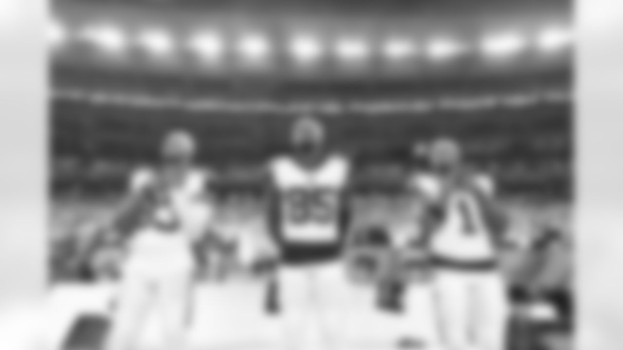 WR Tyler Boyd (Left), WR Tee Higgins (Center) and WR Ja'Marr Chase ((Right) stand before the Bengals vs. Miami Dolphins Week 4 game on Thursday, September 29 2022.