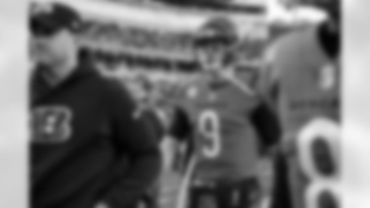 QB Joe Burrow heads to the locker room before the Bengals played the Chiefs in Week 13 of the 2022 season at Paycor Stadium.