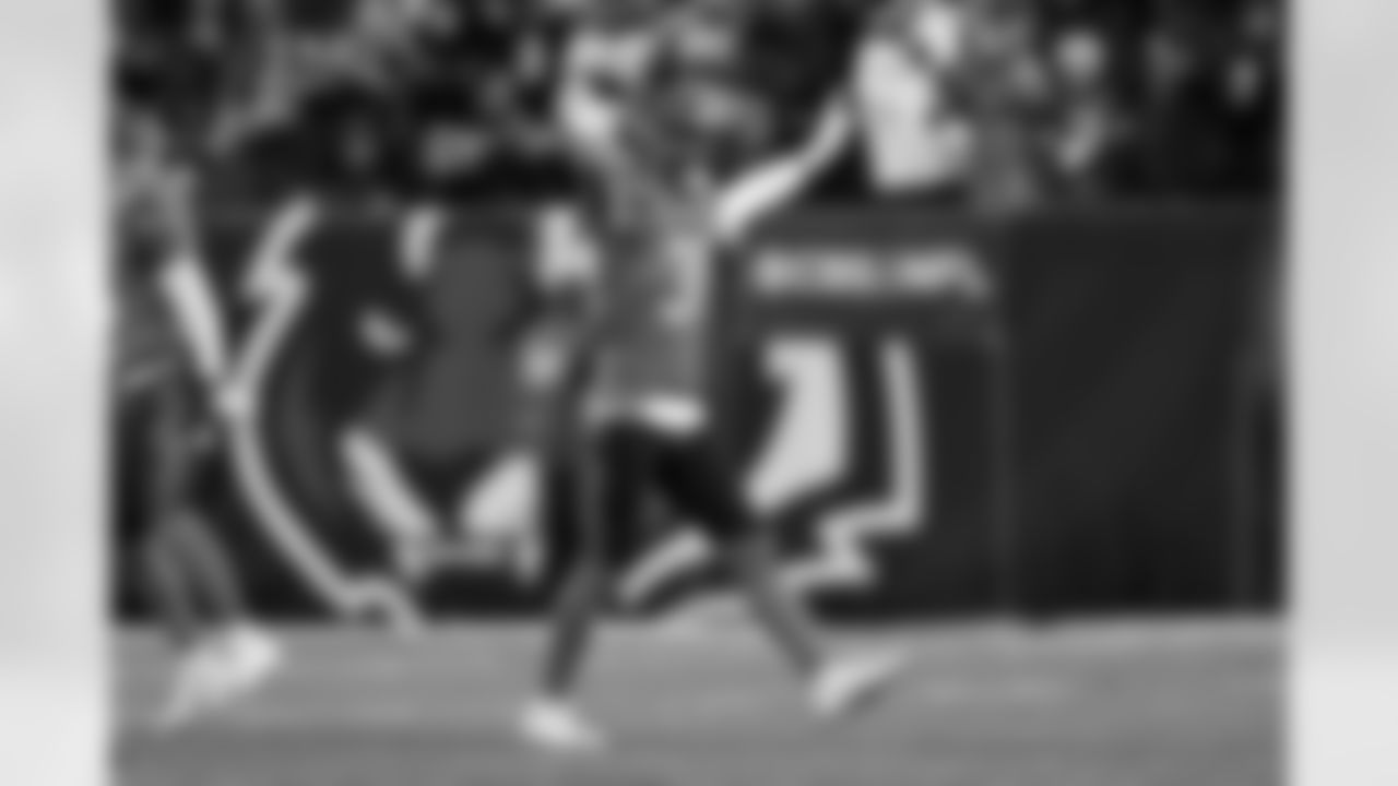 S Jessie Bates celebrates a miss field goal from Kansas City during the fourth quarter of the Bengals-Chiefs game in Week 13 of the 2022 season at Paycor Stadium in Cincinnati, Ohio.