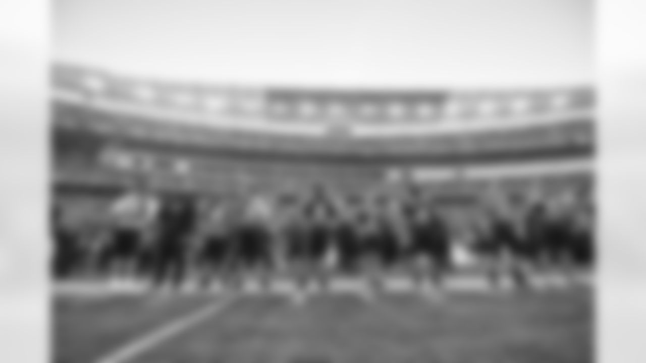 The Bengals stand on the sidelines during the national anthem before the Bengals played the Chiefs in Week 13 of the 2022 season at Paycor Stadium in Cincinnati, Ohio.