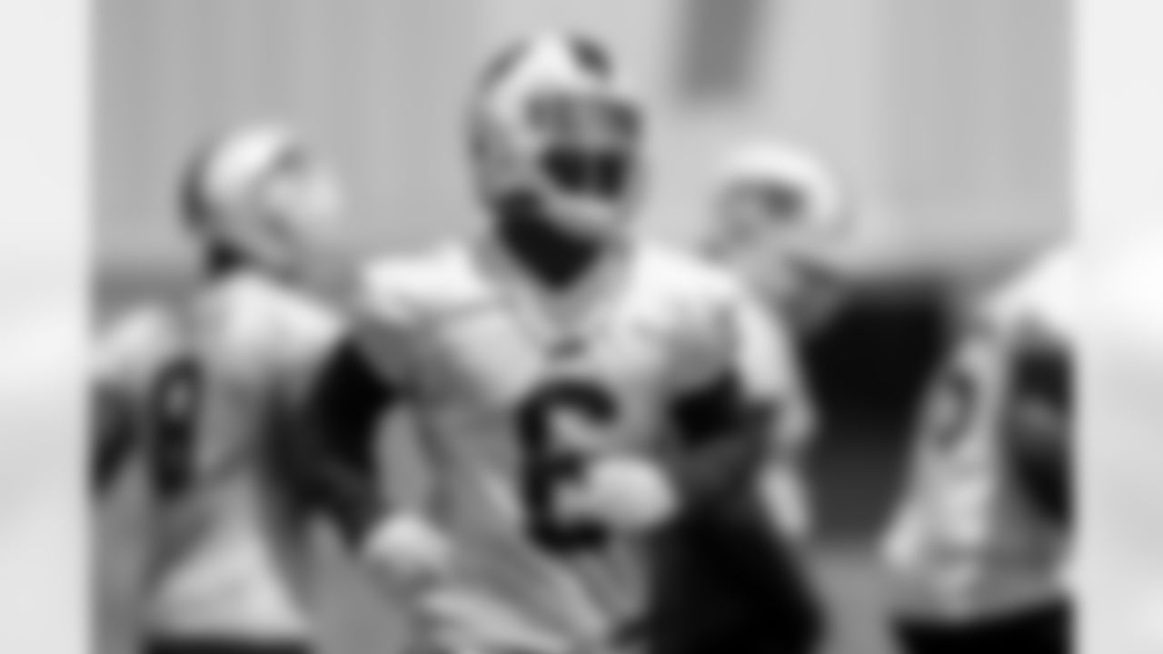Isaiah McKenzie (6). Week Two of Buffalo Bills OTA's, May 31, 2022. Photo by Ben Green