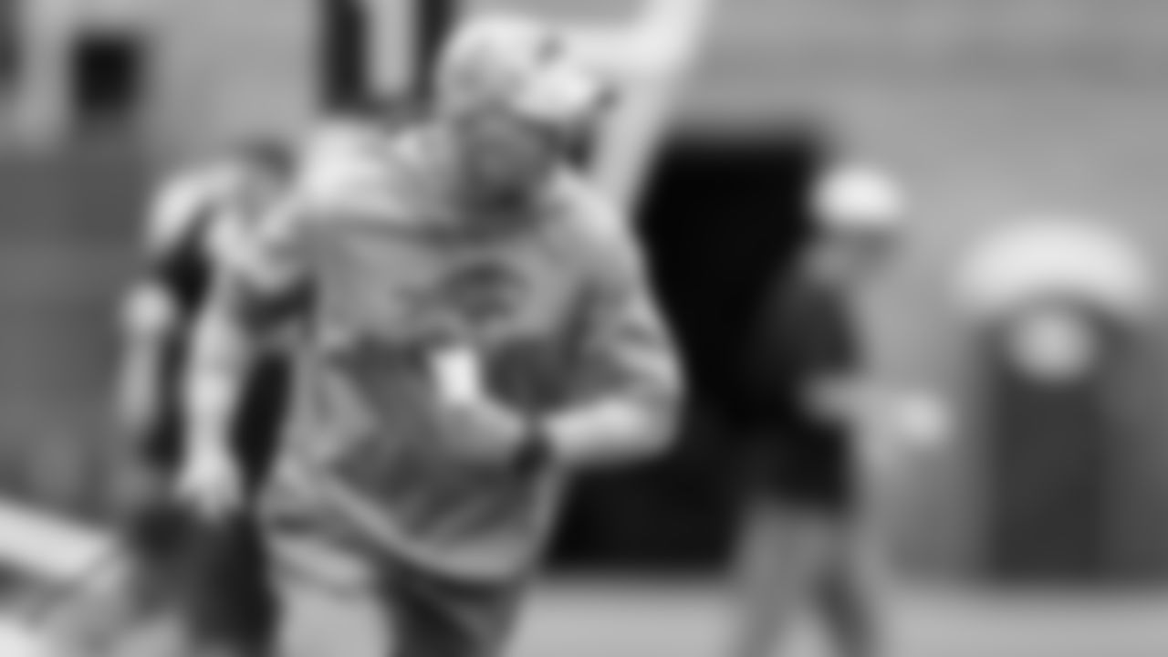Sean McDermott. Buffalo Bills Week 6 practice, October 15, 2021. Photo by Ben Green