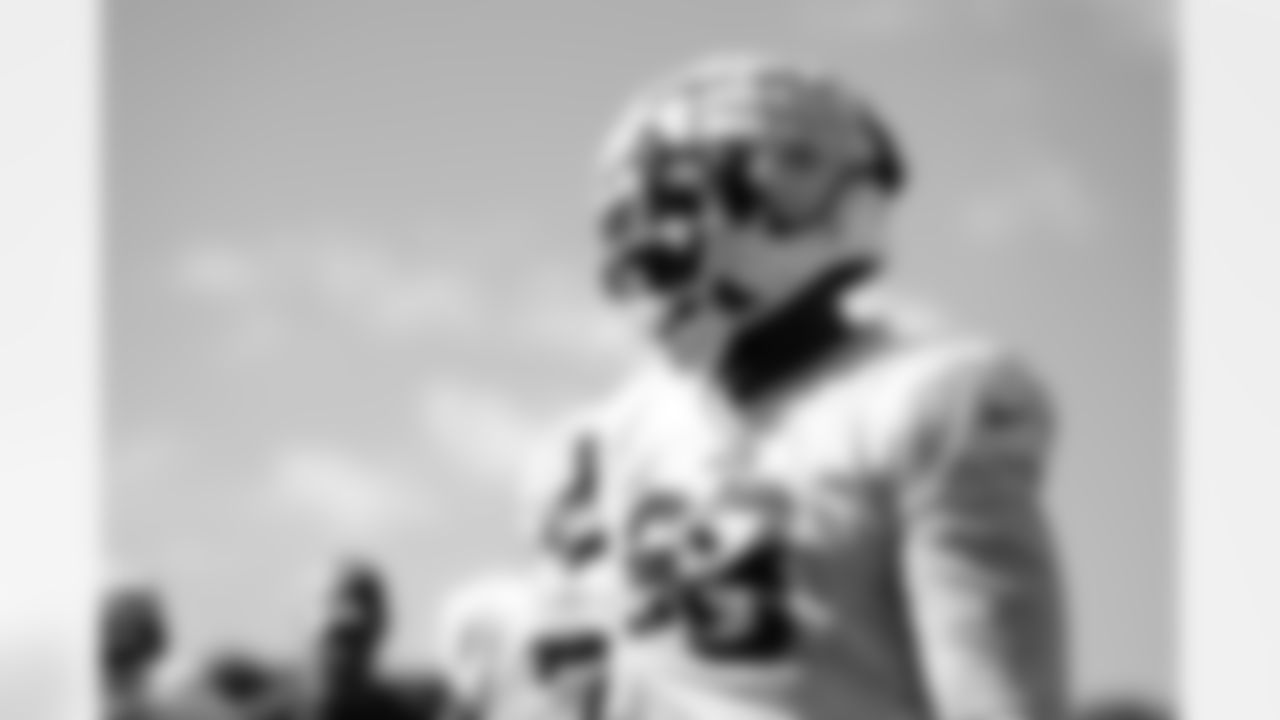 Bobby Hart (68). Day 15 of Buffalo Bills Training Camp at St. John Fisher, August 11, 2022. Photo by Ben Green