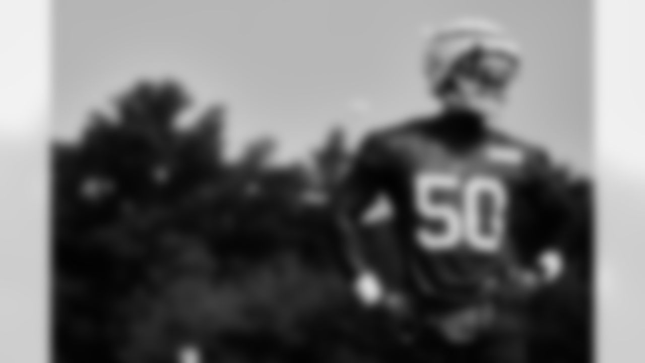 Greg Rousseau (50). Buffalo Bills open Training Camp at St. John Fisher University, July 26, 2023.