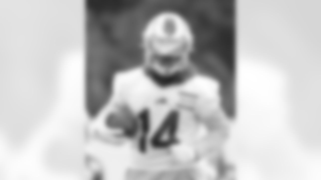 Stefon Diggs (14). Buffalo Bills Training Camp, August 19, 2020.
Photo by Bill Wippert