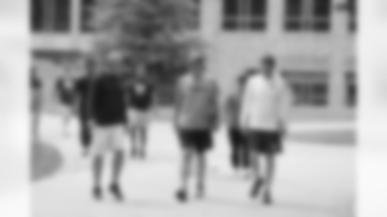 The Buffalo Bills arrive for Training Camp at St. John Fisher University, July 25, 2023.