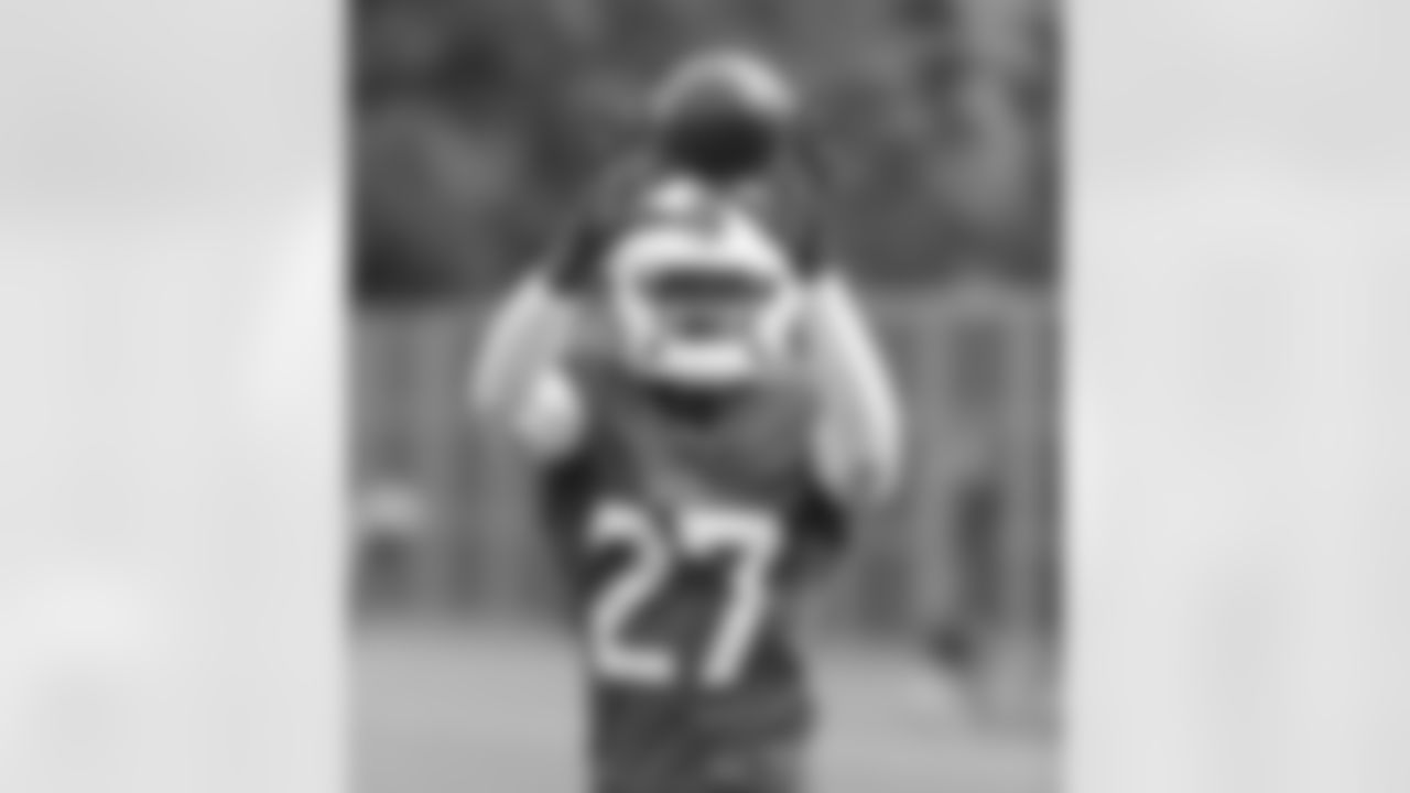 Tre'Davious White (27). Buffalo Bills Week 5 practice, October 6, 2021. Photo by Bill Wippert