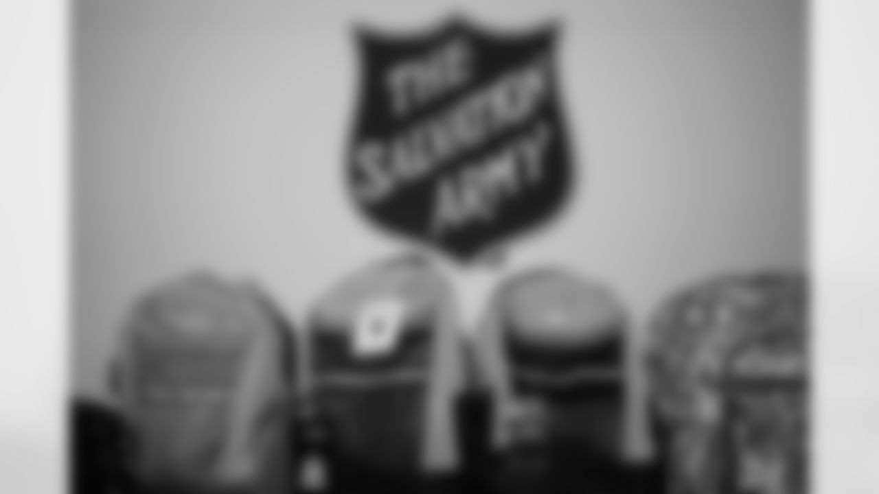 Micah Hyde Backpack Drive at the Buffalo Salvation Army, August 28, 2023.