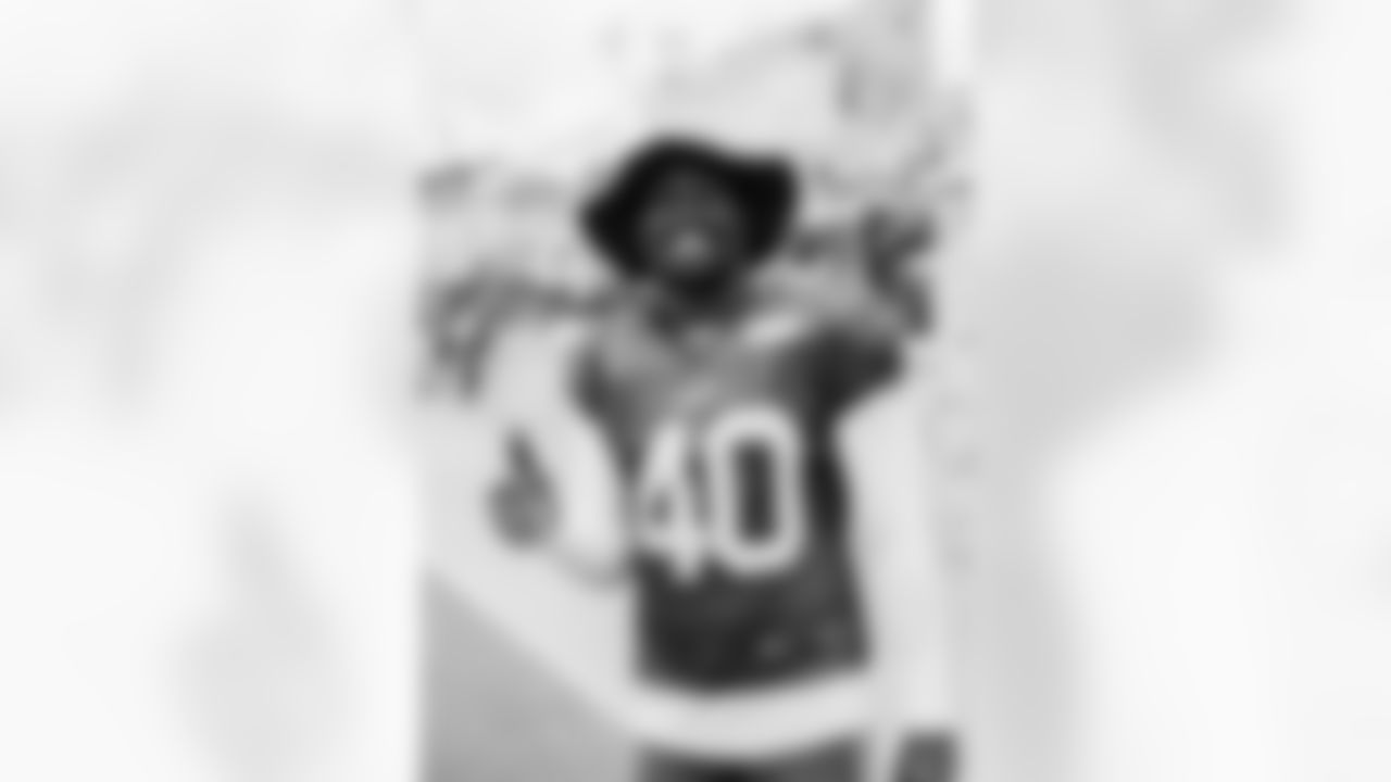 Von Miller (40). Film photos from the Buffalo Bills 2022 Training Camp at St. John Fisher. Photo by Will Cornfield