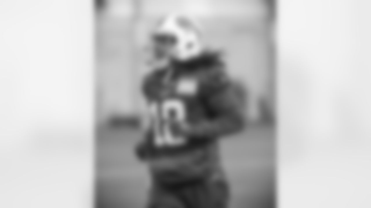Andre Roberts (18). Buffalo Bills Week 14 practice, December 10, 2020.
Photo by Bill Wippert
