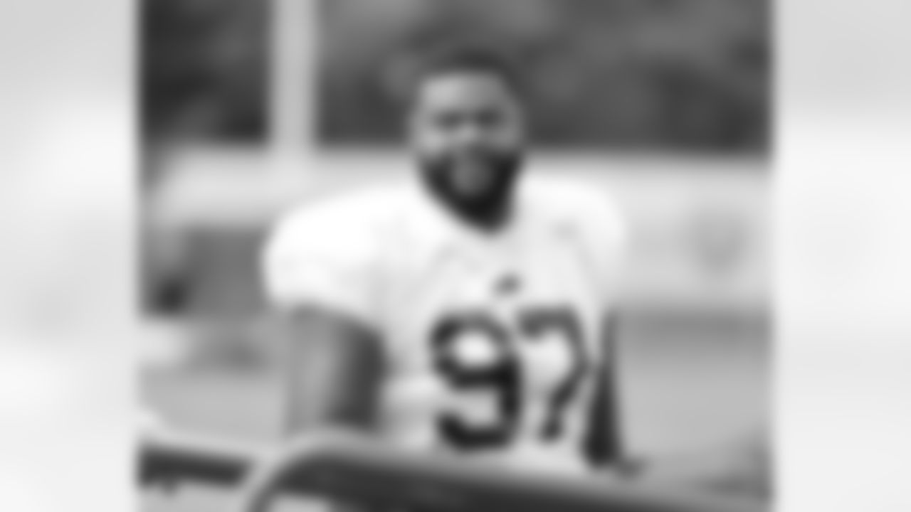 Jordan Phillips (97). Buffalo Bills Week 2 practice, September 14, 2022 at One Bills Drive.