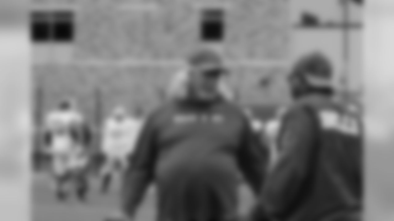 Assistant head coach/defense Rob Ryan on the field during practice.