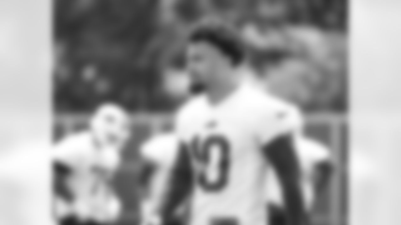 Khalil Shakir (10) Week Two of Buffalo Bills OTA's, May 31, 2022. Photo by Bill Wippert
